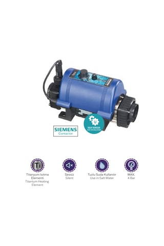 ELECRO Analog Havuz Isı Pompası NANO SPA Model 4 kW-Trifaze-Topta