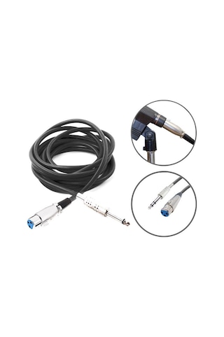 Manuel Raymond Kjm10bk Mikrofon Kablosu 10 Metre Xlr Bağlantı