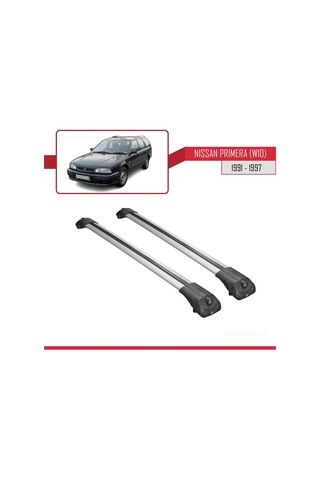 Nissan Primera W10 1991-1997 Arası İle Uyumlu Ace-1 Ara Atkı Tavan Barı Gri