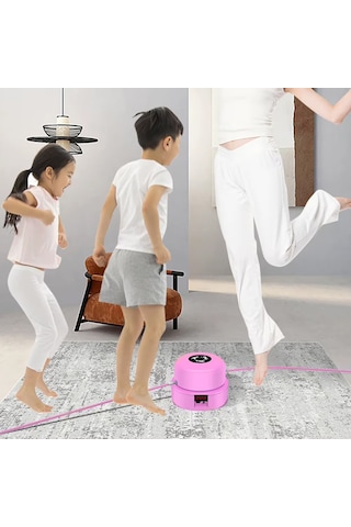 Ayt Sunup Sn-20445 Akıllı Şarjlı İp Atlama Egzersiz Makinesi Hız Ayarlı Uzaktan Kumandalı Spor Aleti