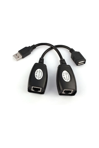 5058 Rj45 Usb Ek Uzatıcı Cat5e 6 Kablosu Ekleme Extender