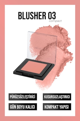 New Well Powder Blusher Toz Allık 03