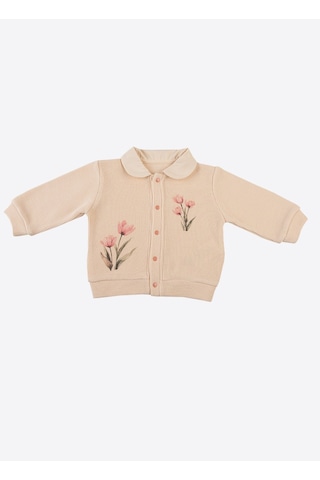 KitiKate Organik Meadow Hırka Bej
