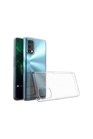 Realme 7 Pro Kılıf Zore Süper Silikon Kapak Renksiz