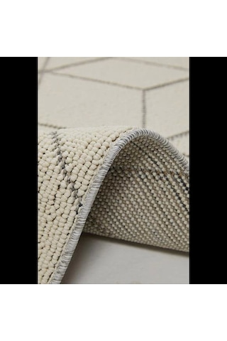 Hoom Rugs Bukle 1407 Beyaz İskandinav Halı