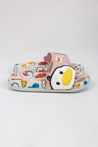 Kız Çocuk Civciv Temalı Terlik-5763-pembe Pembe