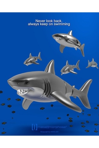 Metalmorphose Moving Shark Anahtarlık