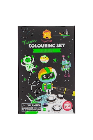 Tiger Tribe Neon Boyama Seti/outer Space - Neon Colouring Set