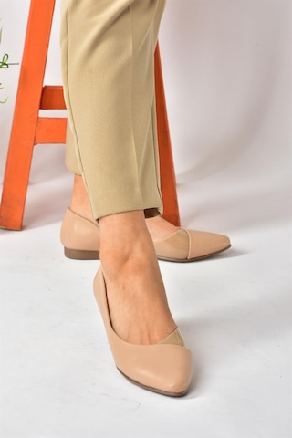 Fox Shoes Ten Günlük Kadın Babet P726143009 Ten Rengi