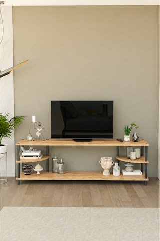 Neoline 150 Cm Tv Ünitesi Modern Tv Sehpası - Meşe Meşe