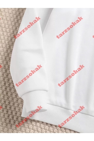 Startmore Tarzsokak Deniz Biyolojisi Balina Katili Baskılı Kapüşonlu Üstler Kadın Temel Gevşek Sweatshirtler Kışl Beyaz