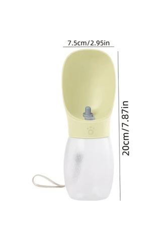 Willowhaven Yellow Renkli Taşınabilir Köpek Su Şişesi Ve Kasesi Sızdırmaz Dayanıklı Seyahat Outdoor