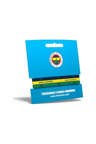 Fenerbahçe 3'lü Silikon Yetişkin Bileklik Ahşap Kutulu 001