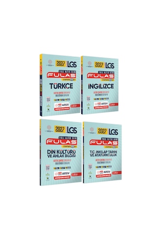 2027 8.sınıf Full Lgs Altın Seri Fulas Lgs/meb Örnek Çıkmış Modüler Soru Bankası Çözümlü Sözel Set