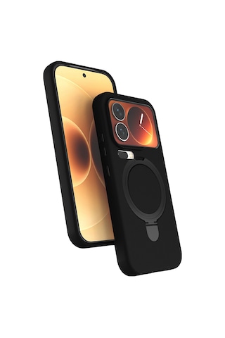 Newface - 275 - Xiaomi Mi 17 Pro Max Regal Magsafe Standlı Kapak - Spt-gld - - Siyah Sıyah Newface - 275 - Xiaomi Mi 17 Pro Max Regal Magsafe Standlı Kapak - Spt-gld - - Siyah Sıyah