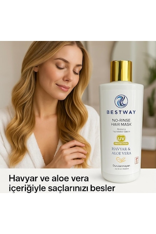 Bestway Havyar Ve Aloe Veralı Durulanmayan Saç Maskesi