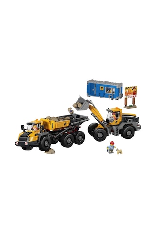 LEGO® City Damperli Kamyon ve Ön Yükleyici 60494 - 8 Yaş ve Üzeri Çocuklar için 3 Minifigür İçeren Oyuncak Yapım Seti (1132 Parça)