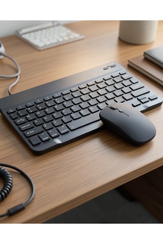 Kablosuz Bluetooth Klavye Mouse Seti Ince Tasarım Uczzz8031klavye Diğer