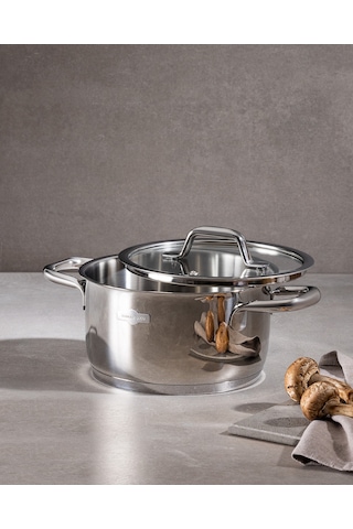 Madame Coco Nova Derin Tencere - Çelik - 18 Cm Çok Renkli