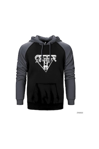 Asphyx Essential Kırmızı Renk Reglan Kol Sweatshirt / Hoodie