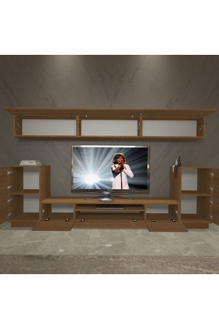 Decoraktiv Trendstyle 9s Slm Tv Ünitesi Tv Sehpası Ceviz