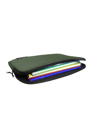 Jacbag Notebag-evrak Ve Notebook Fermuarlı Çanta Notebag-haki Tek Renk