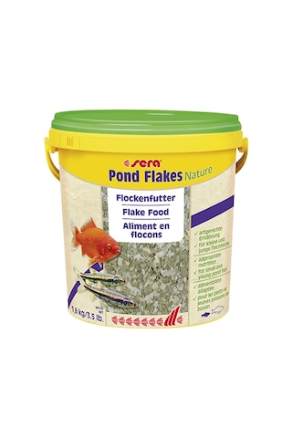 Sera Pond Flakes Nature Havuz Balığı Pul Yemi 10lt 1,6lt