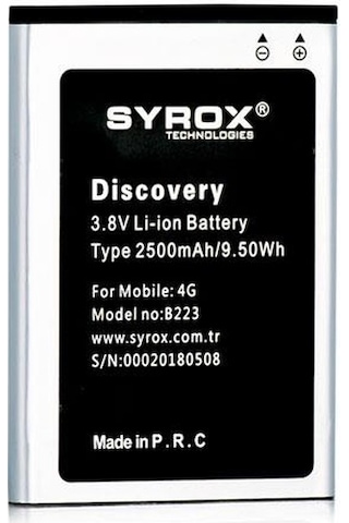 Syrox General Mobile Discovery One 4G Batarya B223