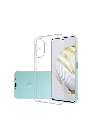 Zore Huawei Nova 10 Se Kılıf Süper Silikon Kapak - Renksiz Renksiz