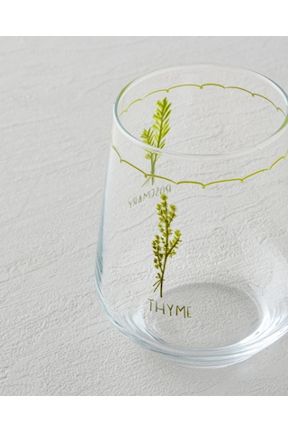 English Home Parsley Cam 4'lü Bardak 425 Ml Yeşil
