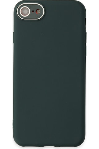 Cosmotex 8683140347666 Newface Apple iPhone Uyumlu Se 2020 Kılıf Lansman Glass Kapak - Koyu Yeşil