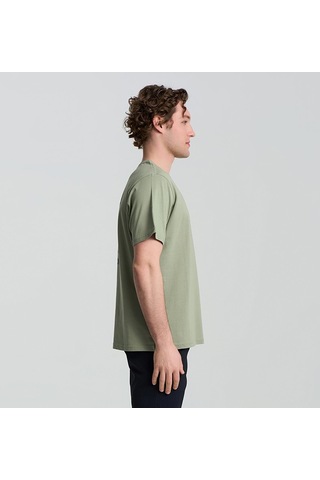 Columbia Cs0415 Csc M Comfort Pasteled Framed Ss Tee Erkek T-shirt-29974 Kahverengi