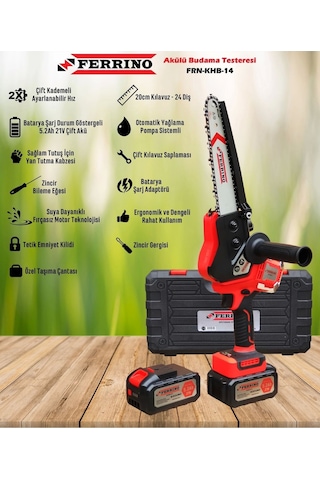 Ferrino KHB-14 21V 5.2AH Akülü Budama Testeresi