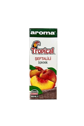 Aroma Tropical Şeftalili İçecek 200 Ml X 27 Adet