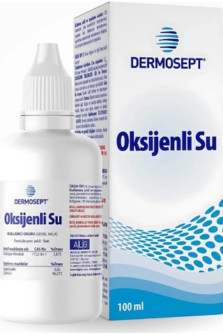 Dermosept Oksijenli Su 100ml - 10 Adet