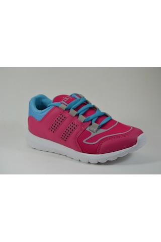 Pinokyo 1183 Pembe Turkuaz Hafif Taban Kız Çocuk Spor Ayakkabı Pembe