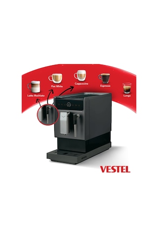 Vestel EM9114 1470 W Tam Otomatik Espresso Makinesi