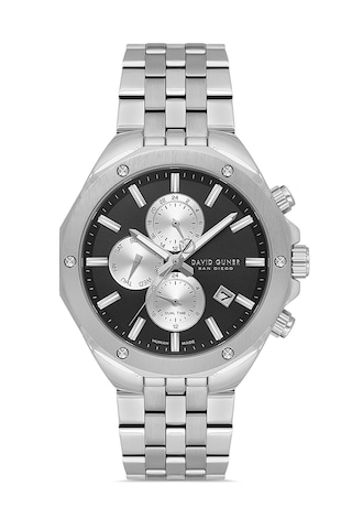 Davıd Guner Dg-9006ga-a2 Çalışır Fonksiyonlu Erkek Kol Saati. Gümüş