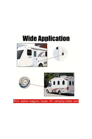 Willowhaven Siyah 80mm Kilitlenebilir Rv Su Girişi Filtresi Kapak Karavan Tekne