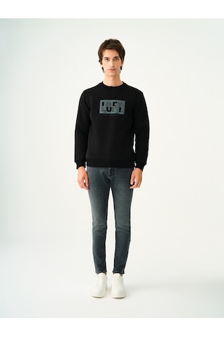 Erkek Sweat S-shırt Lf2038245 Siyah
