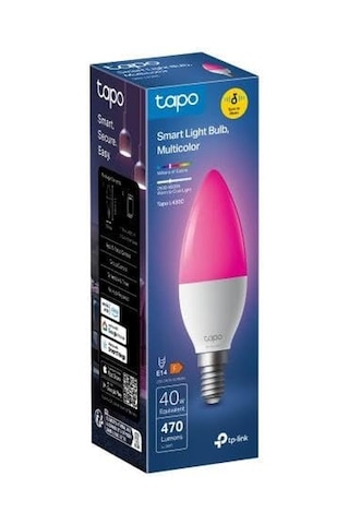 Ayrex Tp-link Tapo L430c / Çok Renkli Akıllı Mum Ampul / 16 Milyon Renk Ve Ayarlanabilir Beyaz / Müzik Senkronizasyo Diğer