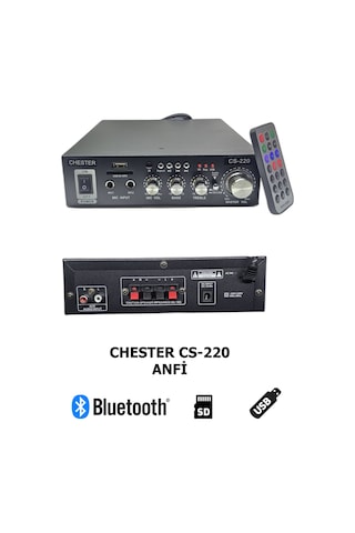 Cs-220 Trafosuz Bluetooth Anfi Ve Ctr-4 Trafolu Trafosuz Duvar Hoparlör Ses Sistemi Seti