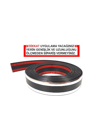 Çift Şerit Krom Nikelaj 30 Mm Genişlik 3 Metre Uzunluk