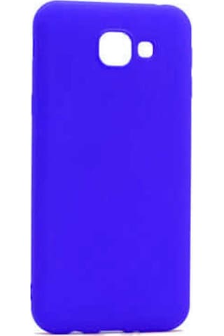 Samsung Uyumlu Galaxy A8 2016 Kılıf Zore Premier Silikon Kapak Saks Mavi