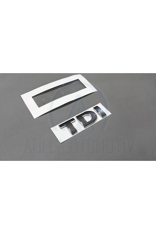 VOLKSWAGEN CADDY 2003-2010 TDİ BAGAJ YAZISI KROM