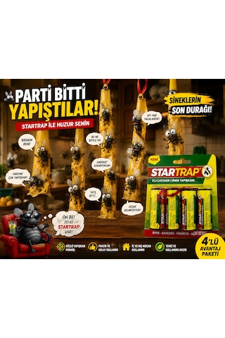 Fly Catcher Sinek Yapışkanı İç Dış Mekan Kullanımına Uygun