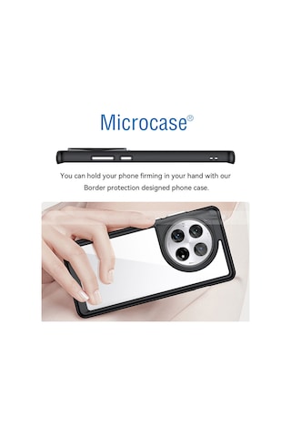 Microcase Oneplus Uyumlu 12 5g Shield Serisi Yarı Esnek Tpu Kılıf -al8100