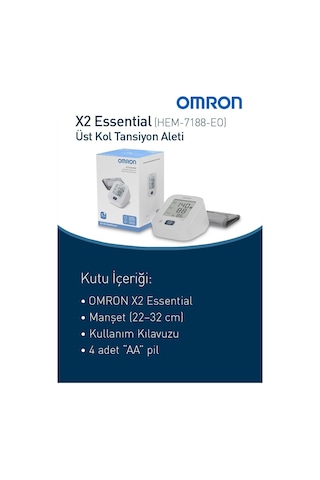 Omron X2 Essential Üst Koldan Ölçer Dijital Tansiyon Aleti