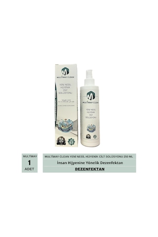 Multiway Clean Yeni Nesil Hijyenik Cilt Solüsyonu 250 Ml