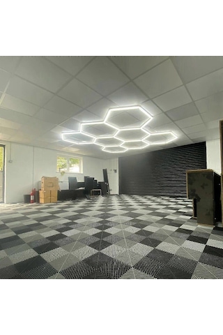 Ayt Ledx Al-rw7226 Altıgen Petek 240w Beyaz Led Armatür Profesyonel Sınıf Aydınlatma Performansı Vitrin Lambası Beyaz